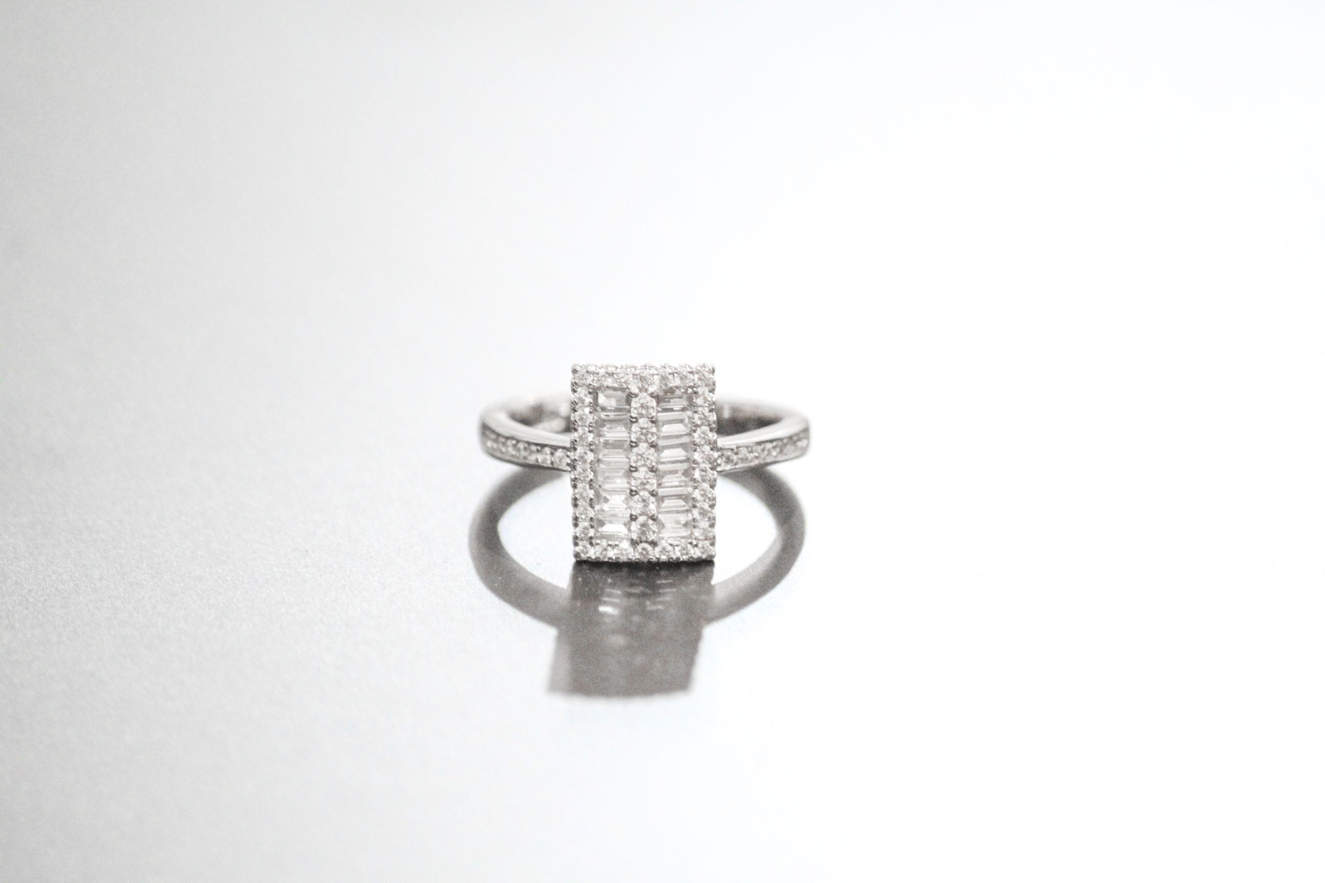 Silver Classic CZ Ring